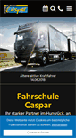 Mobile Screenshot of fahrschule-caspar.de
